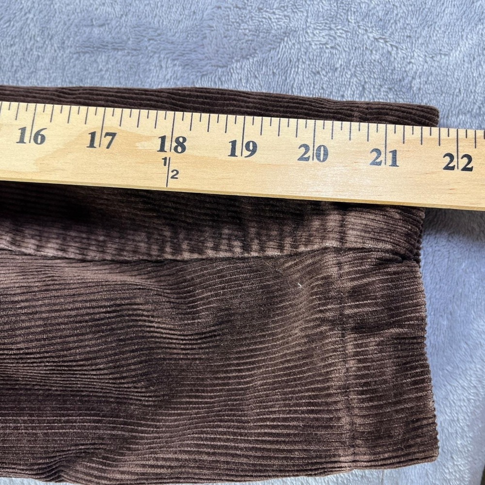 Vintage 90s  Banana Republic Pea Coat  XS Brown Corduroy Jacket Double Breasted - Picture 8 of 9